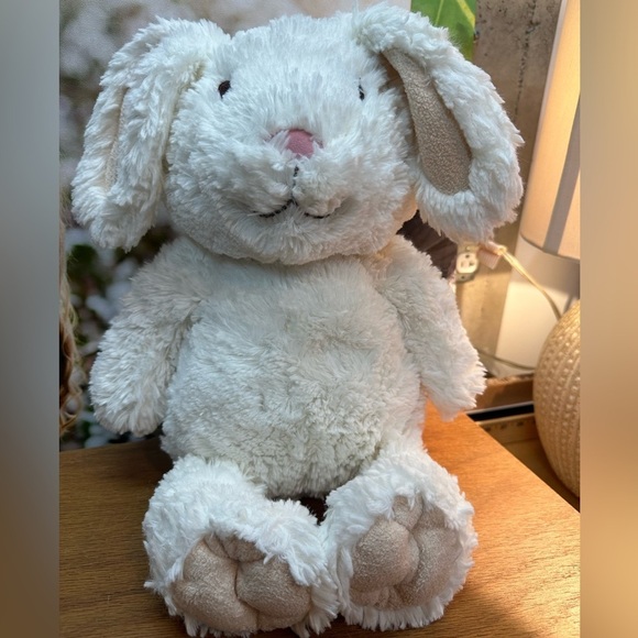 EASTER BUNNY RABBIT SUPER SOFT 17” FLUFFY RABBIT ANIMAL ADVENTURE - Picture 1 of 7